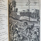 1719 WORKS of VIRGIL in ENGLISH by DRYDEN 3 VOLUMES antique ILLUSTRATED