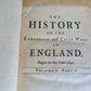 1717-24 HISTORY of REBELLION & CIVIL WARS in ENGLAND antique 7 VOLUMES complete