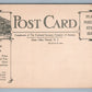 NEWARK NJ PRUDENTIAL INSURANCE ADVERTISING ANTIQUE POSTCARD 1910 CALENDAR w/ DOG