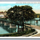 CARTHAGE NY STATE BRIDGE ACROSS BLACK RIVER ANTIQUE POSTCARD