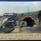 VINTAGE 1905 POSTCARD RIVER DRIVE TUNNEL PHILADELPHIA PA railway train railroad