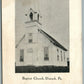 DIMOCK PA BAPTIST CHURCH ANTIQUE POSTCARD
