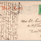 CEDAR FALLS IA BUSINESS BLOCK ANTIQUE POSTCARD