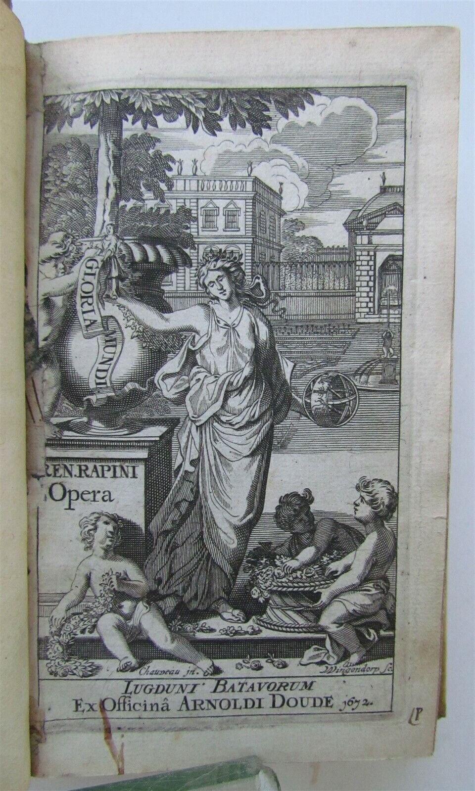 1672 POETRY by RENATI RAPINI antique VELLUM in LATIN ELZEVIR PUBLISHING