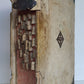 1756 CHORAL PSALTER IMPRESSIVE LARGE PIGSKIN FOLIO w/ METAL FITTINGS antique 16"