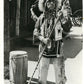 AMERICAN INDIAN CHIEF RED FEATHER BUENA PARK CA VINTAGE REAL PHOTO POSTCARD RPPC