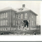 PERKASIE BUCKS CO PA PUBLIC SCHOOL RAILWAY STATION ANTIQUE DOUBLE SIDED POSTCARD