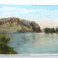 VINTAGE POSTCARD on CHICAGO MILWAUKEE & ST.PAUL RAILWAY MISSOURI RIVER railroad