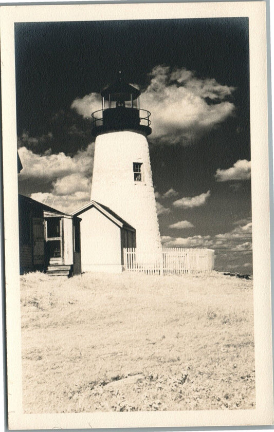 LIGHTHOUSE VINTAGE REAL PHOTO POSTCARD RPPC