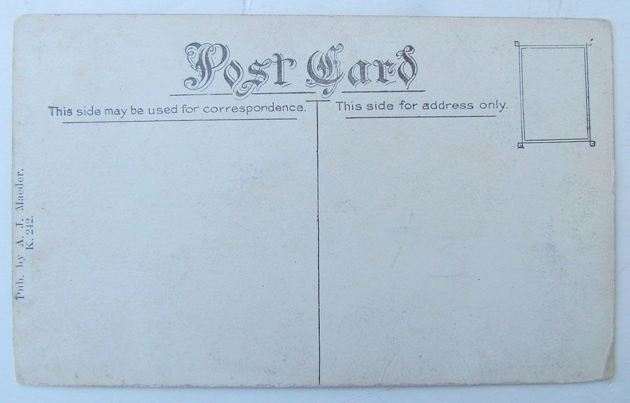 VINTAGE POSTCARD ST.ALOYSIOUS SCHOOL & CONVENT SPRINGVILLE NY NEW YORK