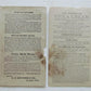 TOLEDO OH SET of 2 ANTIQUE VICTORIAN TRADE CARDS VIOLA CREAM ADVERTISING