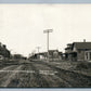 ABBOTTSFORD WI RESIDENCE STREET ANTIQUE REAL PHOTO POSTCARD RPPC