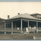 FAYETTE ME ECHO LODGE ANTIQUE REAL PHOTO POSTCARD RPPC
