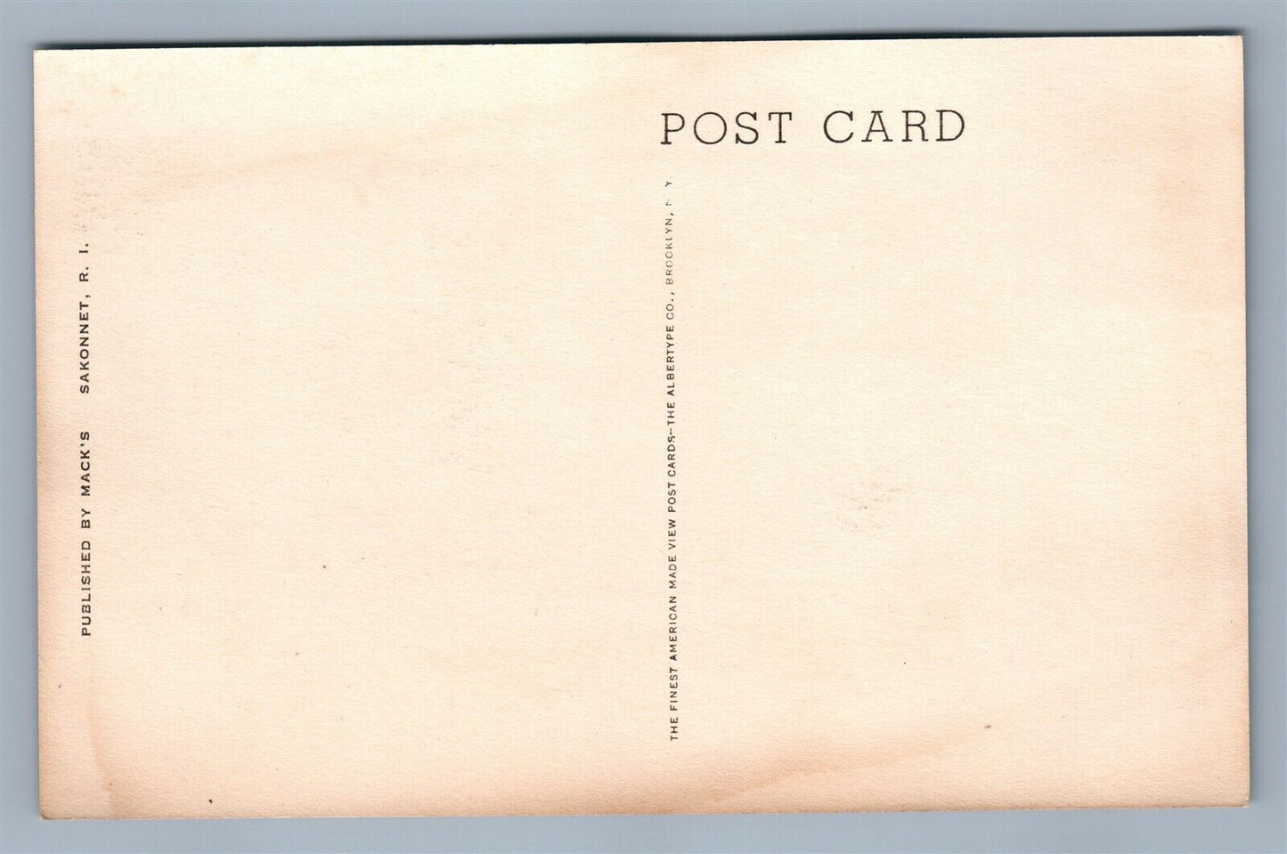 LITTLE COMPTON RI FIRST CONGREGATIONAL CHURCH & CEMETERY ANTIQUE POSTCARD