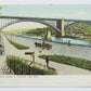 ANTIQUE UNDIVIDED 1906 POSTCARD WASHINGTON BRIDGE & SPEEDWAY NEW YORK CITY N.Y.