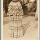 NATIVE AMERICAN ALA MACHEE in WEDDING GOWN ANTIQUE REAL PHOTO POSTCARD RPPC