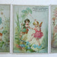 PHILADELPHIA GENTLEMEN'S GOODS SET OF 3 ANTIQUE VICTORIAN TRADE CARDS