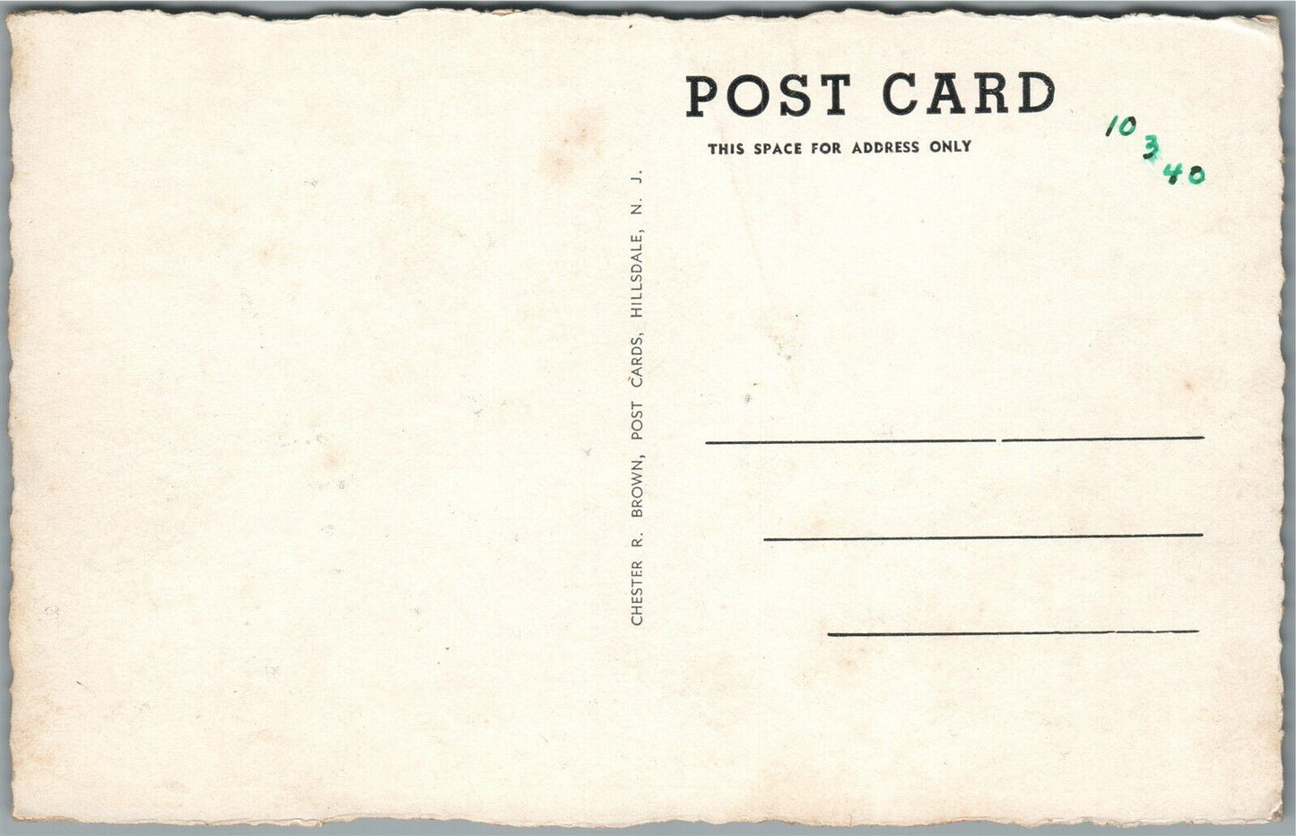 MAHANOY CITY PA WEST END STADIUM VINTAGE POSTCARD