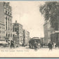 HARTFORD CT CITY HALL SQUARE ANTIQUE POSTCARD