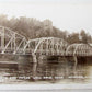 BRIDGE PETEN WELL ROCK NEAR NECEDAH WIS. 1929 VINTAGE REAL PHOTO POSTCARD RPPC