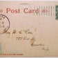 1906 VINTAGE POSTCARD HIGH SCHOOL MARLBOROUGH MASS.
