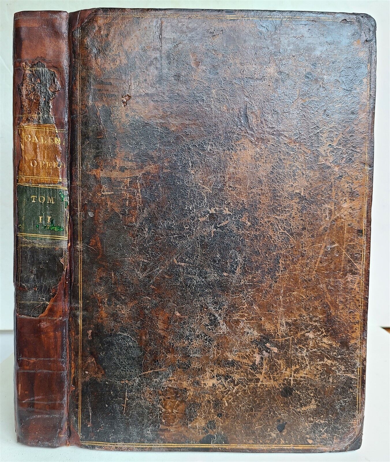 1586 RENAISSANCE EDITION OF GALEN antique FOLIO 16th century FAMOUS MEDICAL WORK