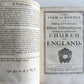 1684 Collection of articles w/ publick records of Church of England antique