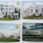 LOT OF 4 ANTIQUE POSTCARDS 1909 ALASKA YUKON PACIFIC EXPOSITION in SEATTLE WA