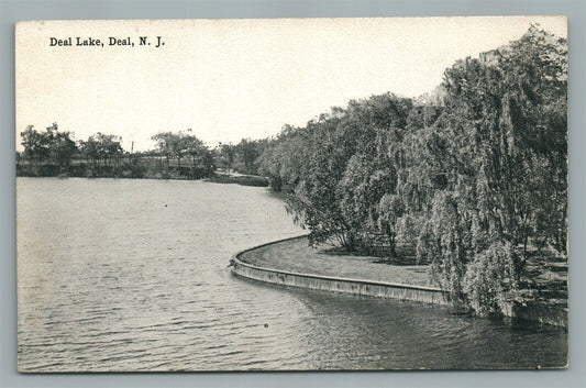 DEAL LAKE NJ ANTIQUE POSTCARD
