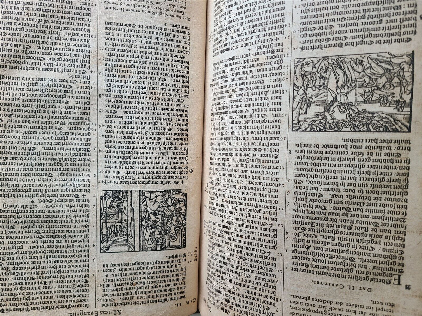 1599 BIBLE in DUTCH MOERENTORF BIBLIA SACRA FOLIO ILLUSTRATED antique 16th CENT.