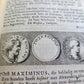 1695 NETHERLANDS NUMISMATICS antique VELLUM BINDING ILLUSTRATED