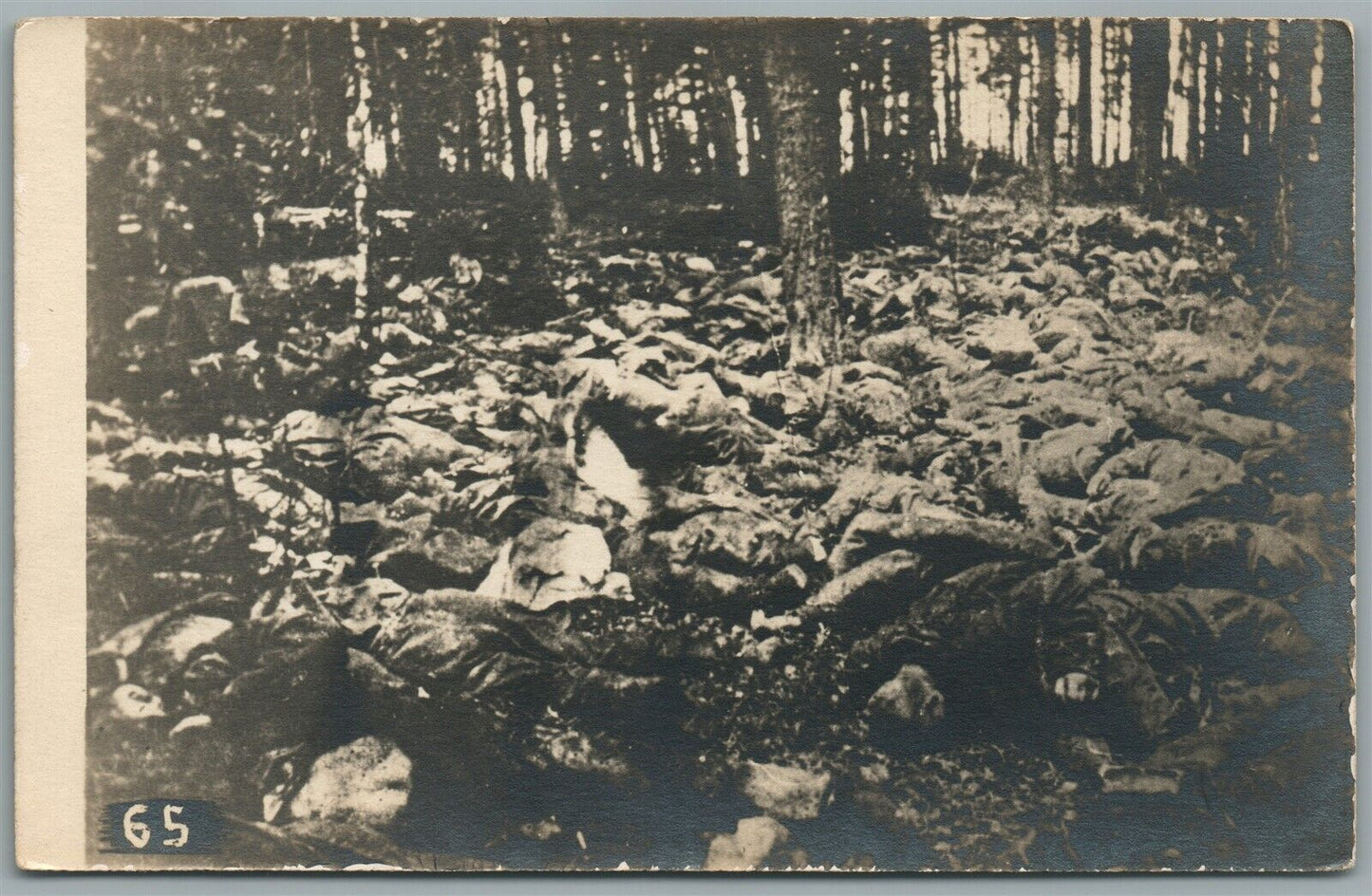 WWI ERA MILITARY GRAVE ANTIQUE REAL PHOTO POSTCARD RPPC