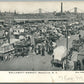 BROOKLYN NY WALLABOUT MARKET ANTIQUE POSTCARD