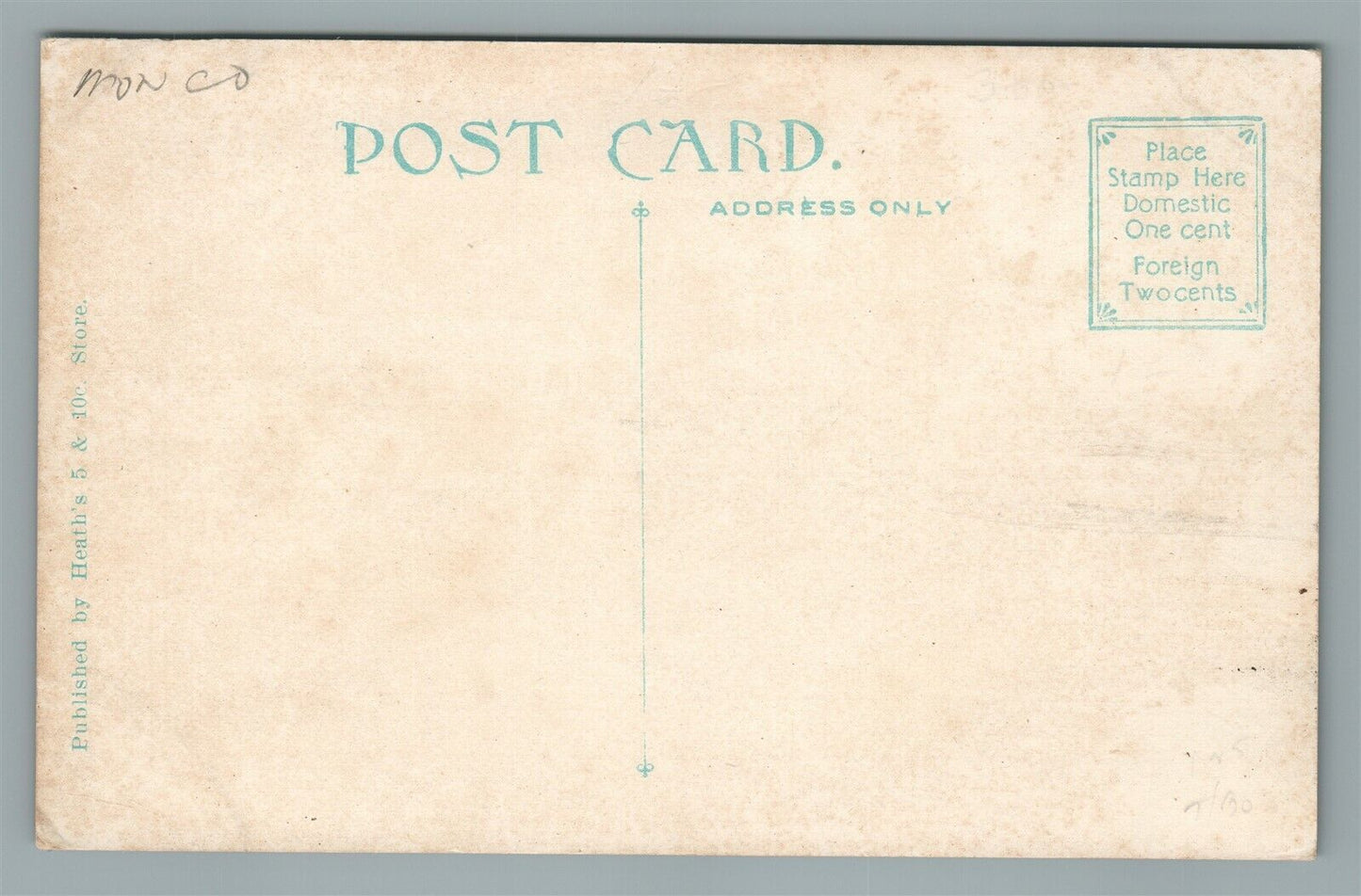 ASBURY PARK NJ 8th AVE. ANTIQUE POSTCARD