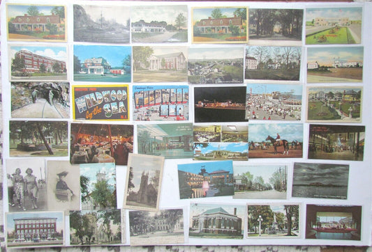 NEW JERSEY NJ lot 37 ANTIQUE VINTAGE POSTCARDS BOUND BROOK PERTH AMBOY WILDWOOD