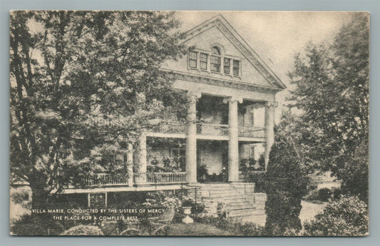 WATCHUNG NJ VILLA MARIE VINTAGE POSTCARD