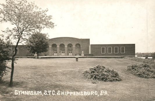 SHIPPENSBURG PA GYMNASIUM S.T.C. VINTAGE REAL PHOTO POSTCARD RPPC
