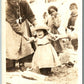 AMERICAN INDIAN BABY GIRL FIRST STEPS ANTIQUE REAL PHOTO POSTCARD RPPC