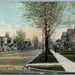 FULTON NY FOURTH STREET 1913 ANTIQUE POSTCARD