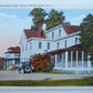 VINTAGE POSTCARD - STREET SCENE OLD RIVERSIDE CLUB HOUSE PENNS GROVE NJ