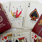 VINTAGE PLAYING CARDS DECK w/ BOX - AMERICAN STEEL & WIRE COMPANY TIGER BACK