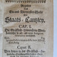 1723 Europaischen Staats-Cantzley antique VELLUM BOUND