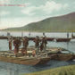 TAFT FOR ERECTING BIRAGO TRESTLE 1910 MILITARY ANTIQUE POSTCARD