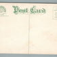 BELMAR NJ CANOEING at BUHLER'S ANTIQUE POSTCARD