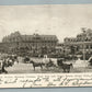 ASBURY PARK NJ ASBURY AVENUE SHOWING HOTELS ANTIQUE POSTCARD