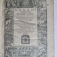 1586 RENAISSANCE EDITION OF GALEN antique FOLIO 16th century FAMOUS MEDICAL WORK