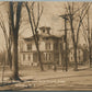 RAHWAY NJ HOME of C. WELLS ELM & ESTERBROOK AVE ANTIQUE REAL PHOTO POSTCARD RPPC