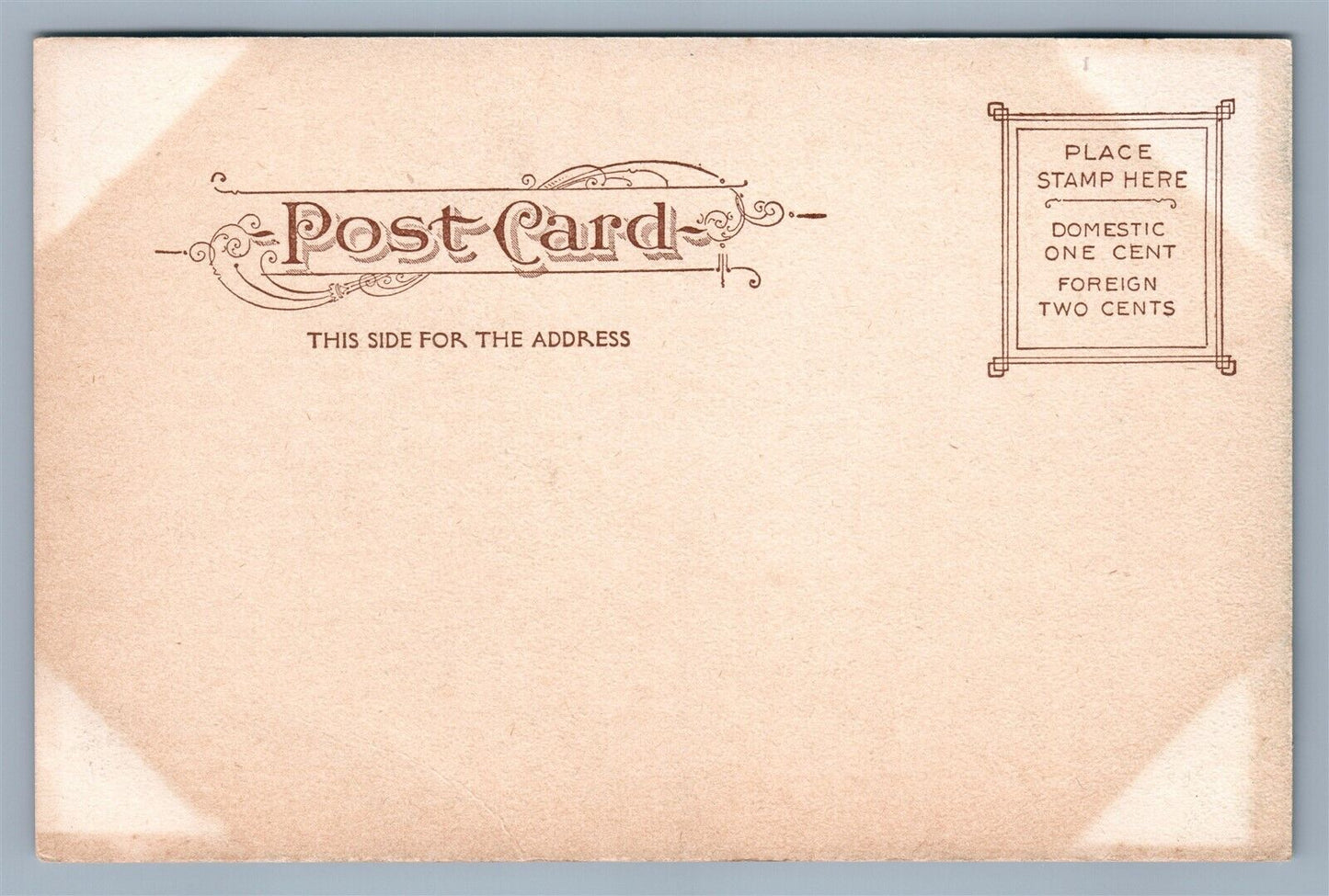 SPRINGFIELD MA MAIN STREET ANTIQUE UNDIVIDED POSTCARD