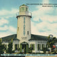 MIAMI BEACH FL LIGHTHOUSE SEA FOOD RESTAURANT VINTAGE POSTCARD