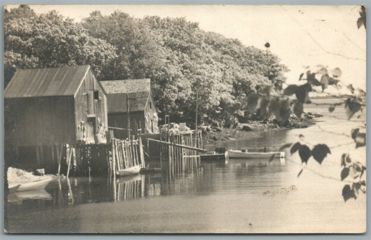 CHAMBERLAIN ME VINTAGE REAL PHOTO POSTCARD RPPC